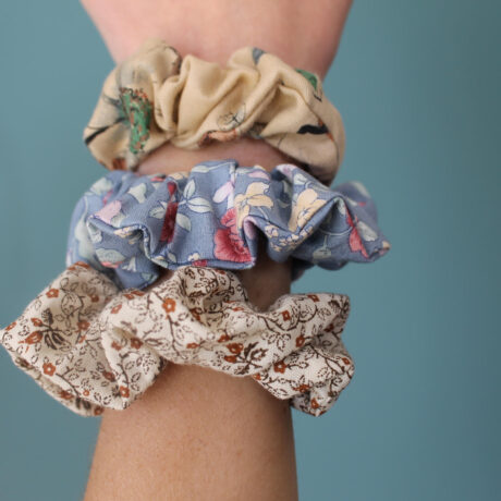 Upcycling Fabric Waste into New Scrunchies